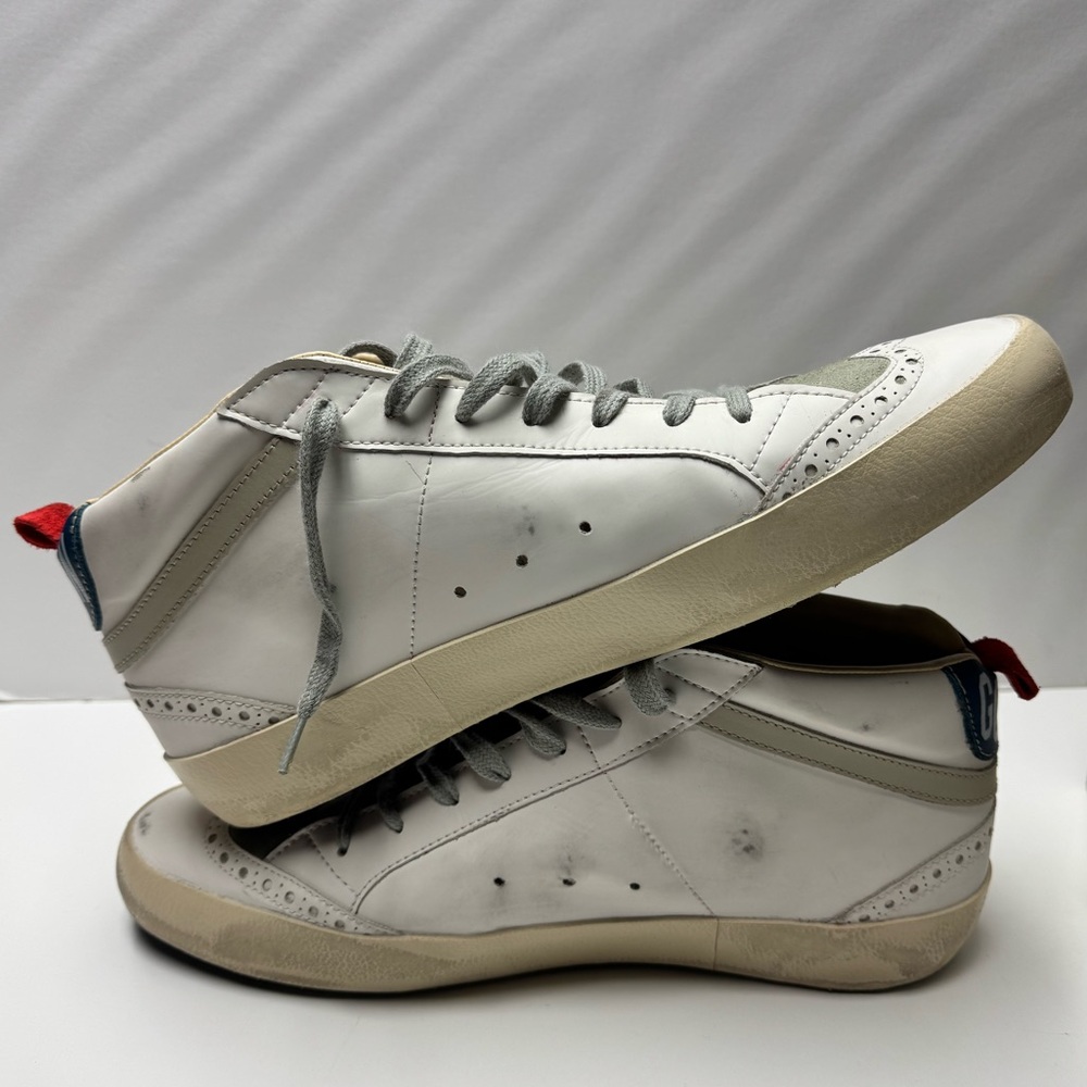 Golden Goose White and Blue Mid-Star - Picture 3 of 6